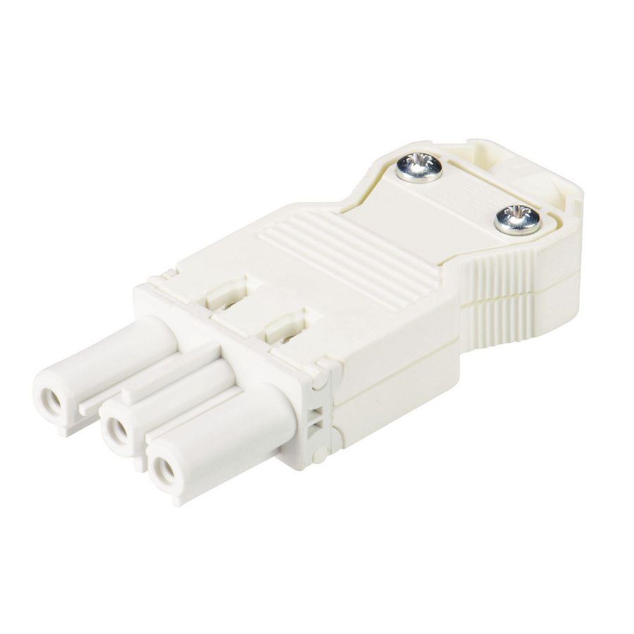 Kabelsteker GST18I3 female wit schroef 92.931.3053.0 VVE=50