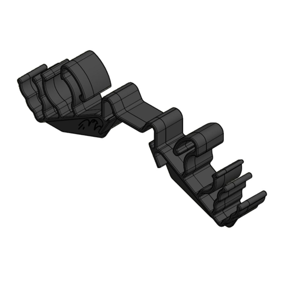 Kabel en connector montageclip ValkAce