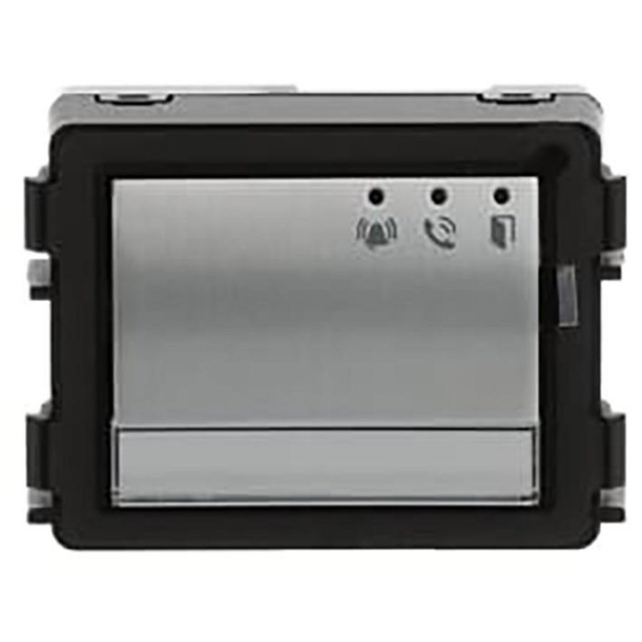 Audio module 1/2 pushbuttons aluminium (M251022A-A-02)