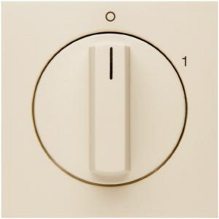 Afdek. v draaischakelaar berker S.1/B.3/B.7 wit glans