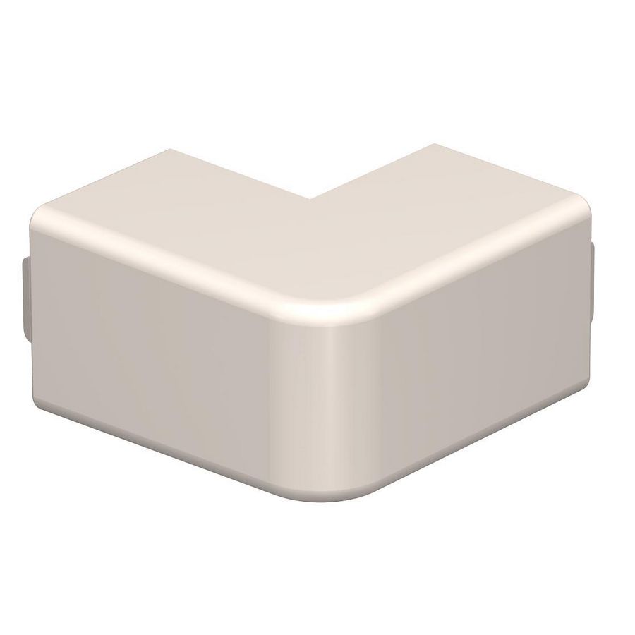 Buitenhoek 25x25mm polyvinylchlorid creme wit 9001 VVE=4