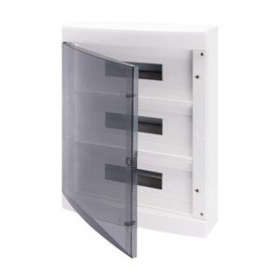 GLADDE WANDEN DECO KAST VOORBEREID KLEMMENBLOK (18X3)