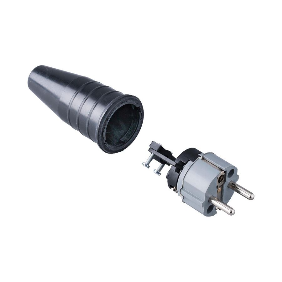 Volrubber contactstop 16A 250V bus/randaarde blok VVE=10
