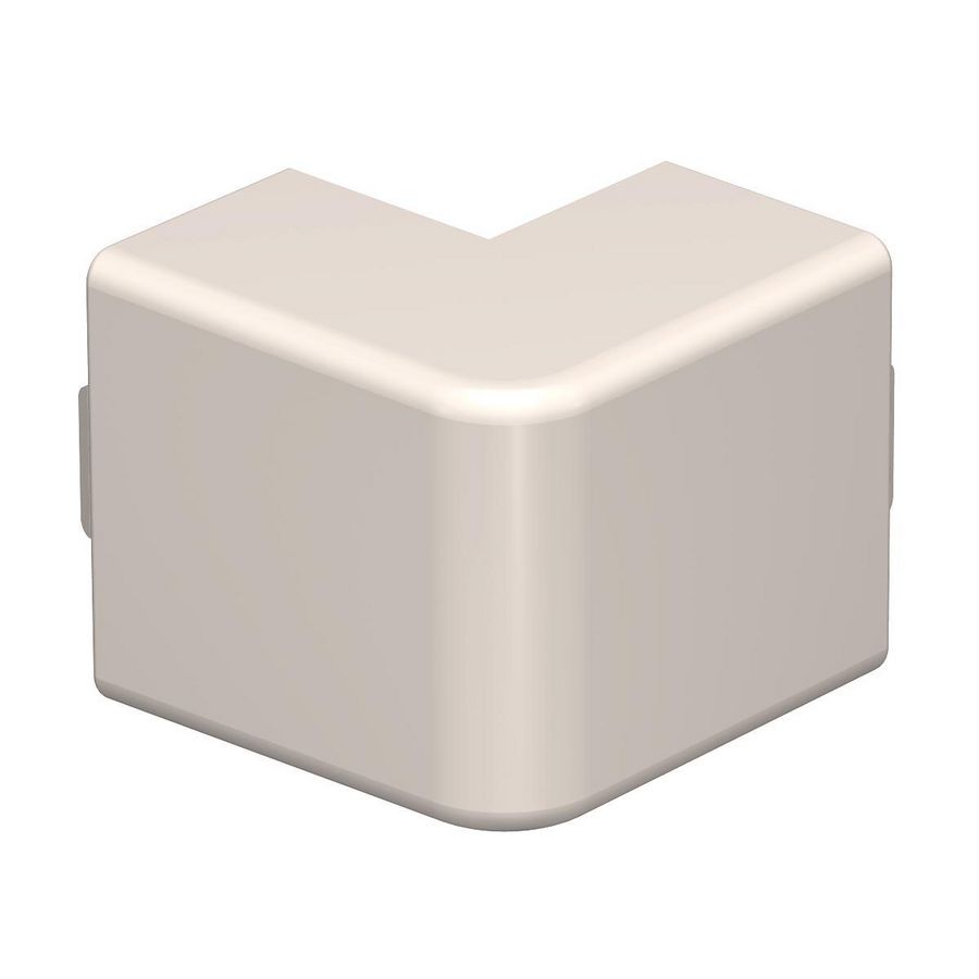 Buitenhoek 25x40mm polyvinylchlorid creme wit 9001 VVE=4