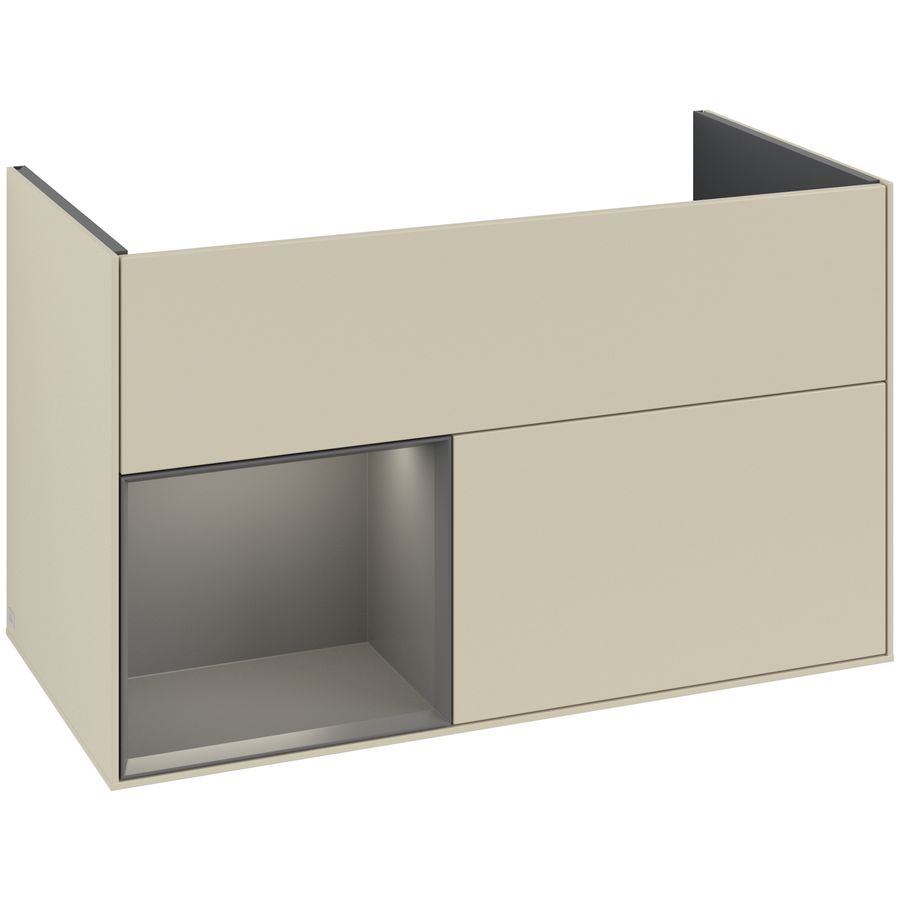 Wastafelonderkast Finion 996x591x498mm S.Grey Matt Lacquer G030GKHJ