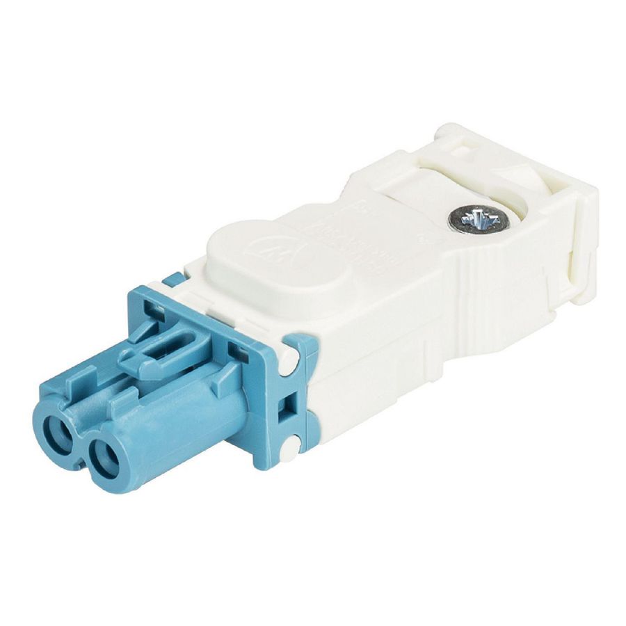 Kabelsteker GST15I2 female pastelblauw schroef VVE=100