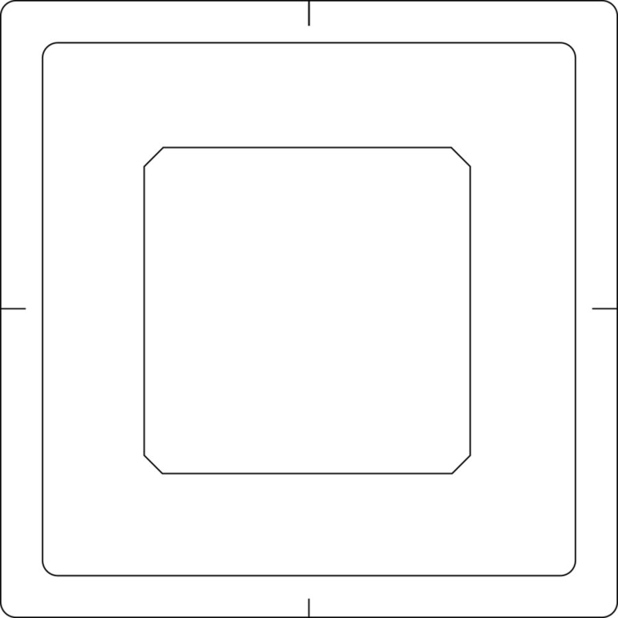 Kleeffolie v.radiografische wandzender