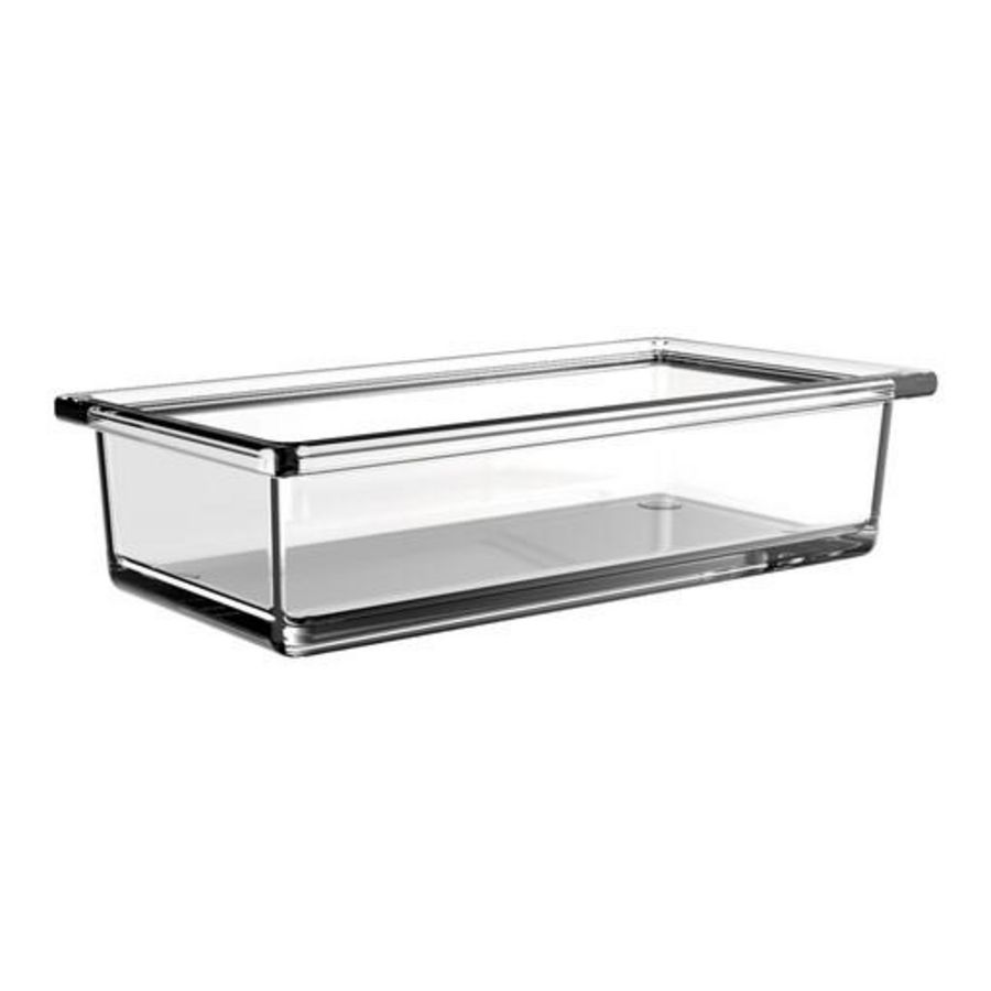 Liaison organiser voor reling rechthoekig glas helder S1866