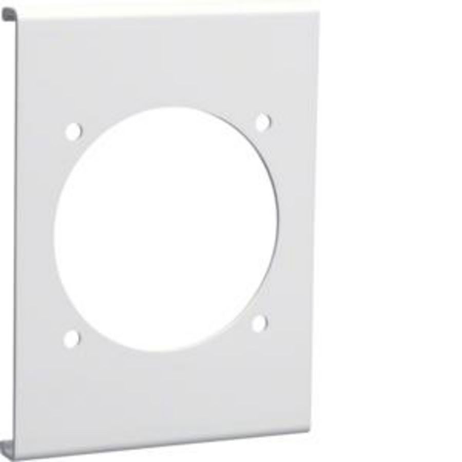 Afdekplaat CEE voor goot FB 130mm breed verkeerswit