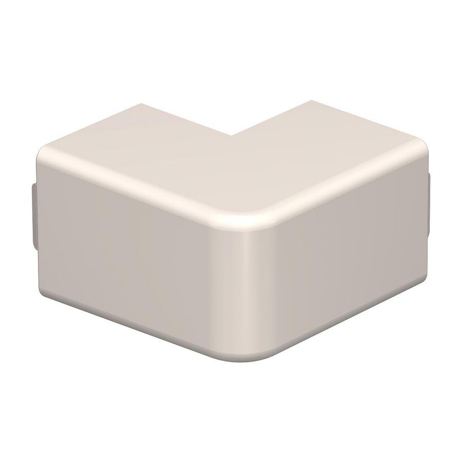 Buitenhoek 30x30mm polyvinylchlorid creme wit 9001 VVE=4