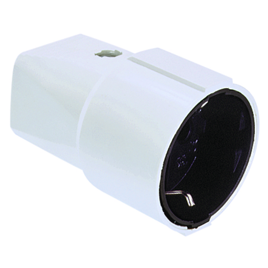 RA stekker koppeling wit