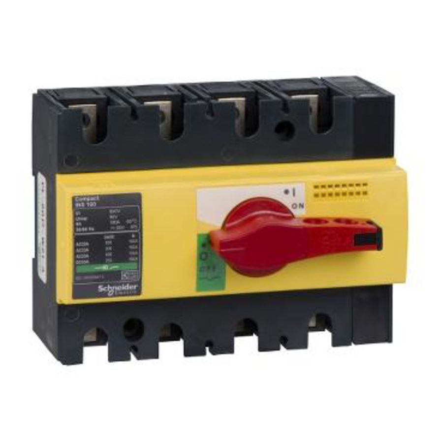 Lastscheider Vast Rood/Geel ComPact INS160 4P