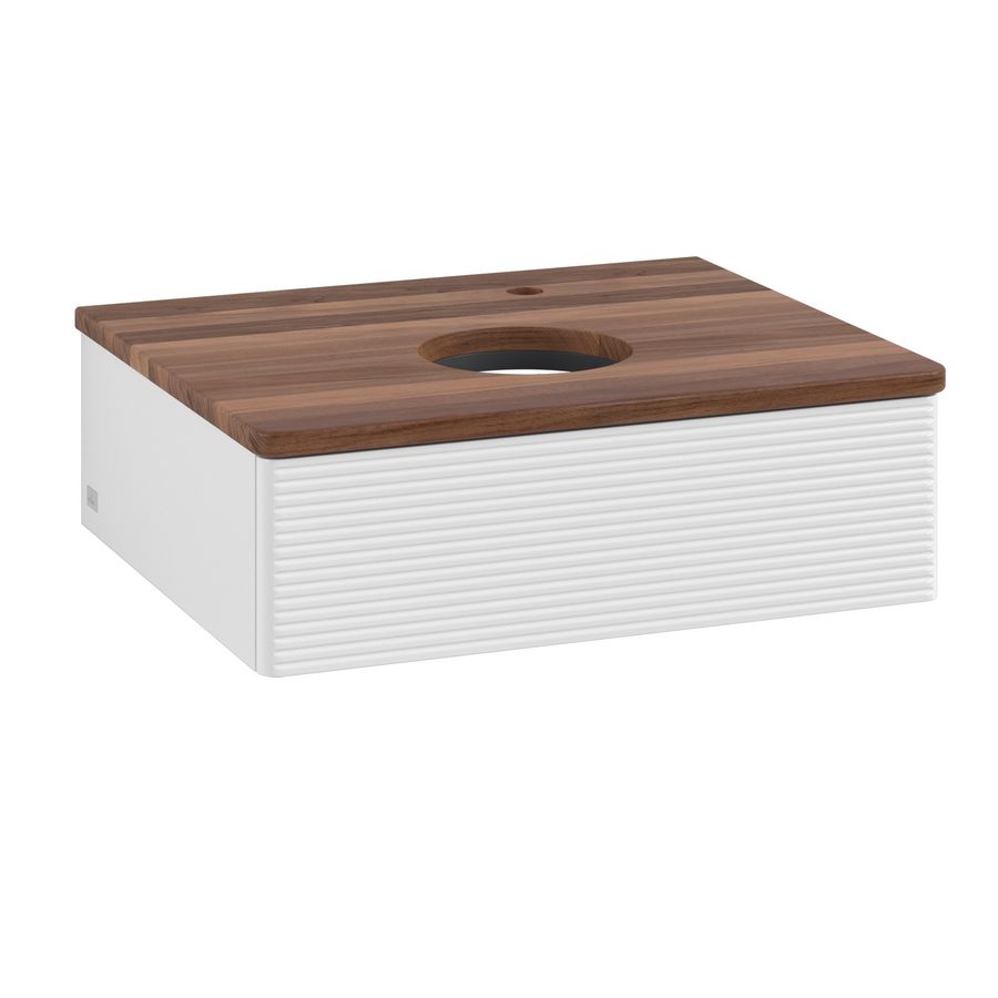 Wastafelonderkast Antao 600x190x500mm G.White.L K07152GF