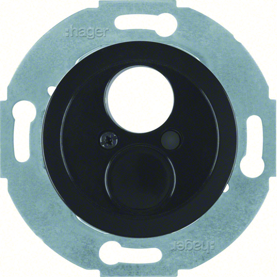 Centraaldeel voor luidspreker-wcd Serie 1930/Glas zwart