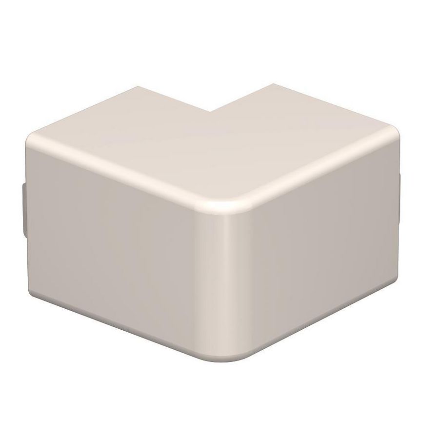 Buitenhoek 40x40mm polyvinylchlorid creme wit 9001 VVE=4
