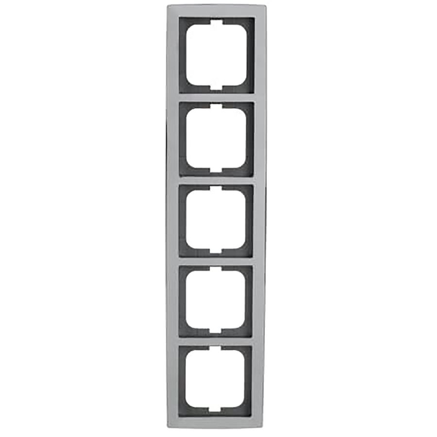 Afdekraam 5v s-chroom glans (1725-80G)