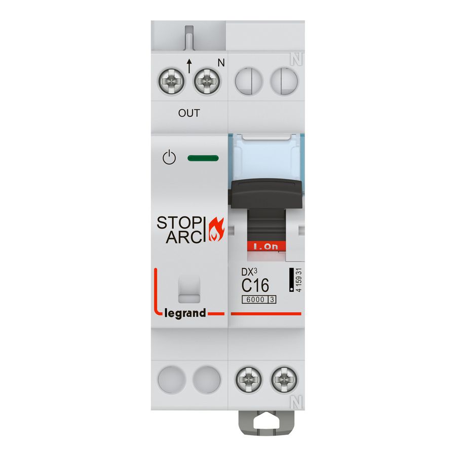 Stop Arc aut 1P+N C16 2 modulen