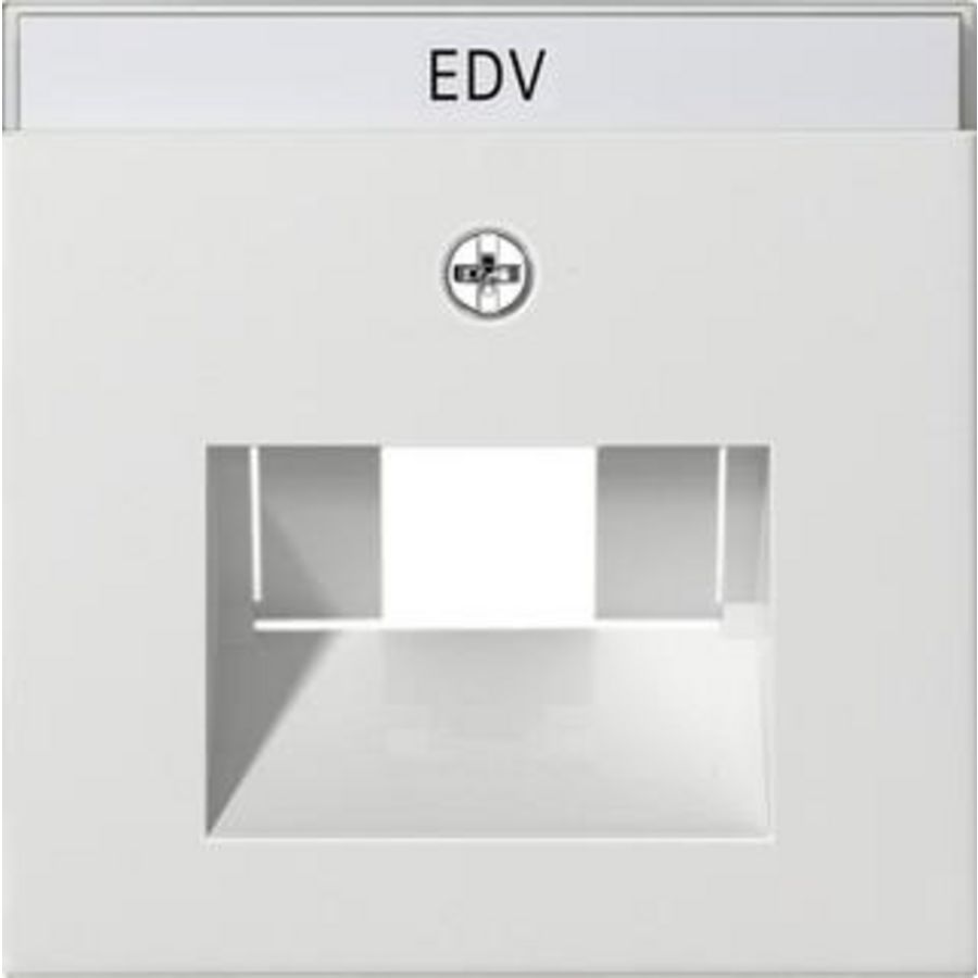 Afdekking TK UAE/IAE- + netwerkaansluitdoos System 55 z.wit m