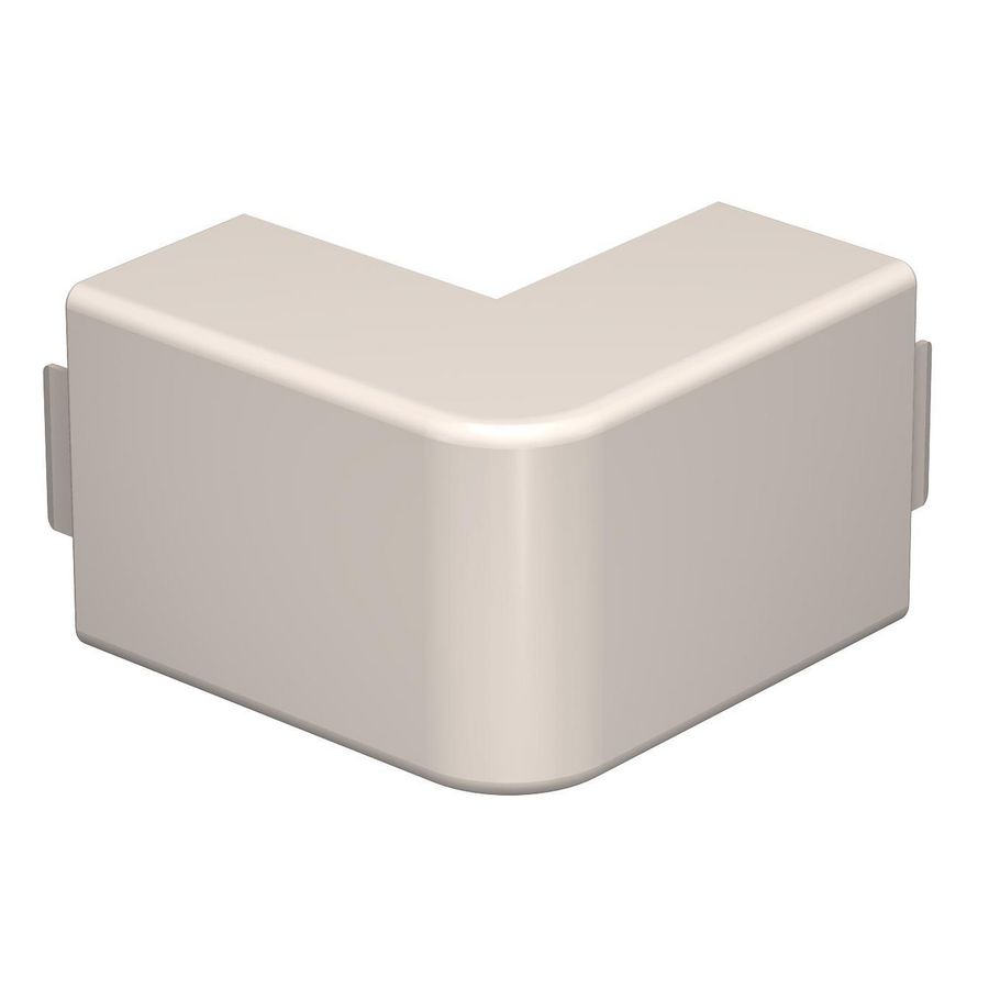 Buitenhoek 40x60mm polyvinylchlorid creme wit 9001 VVE=2