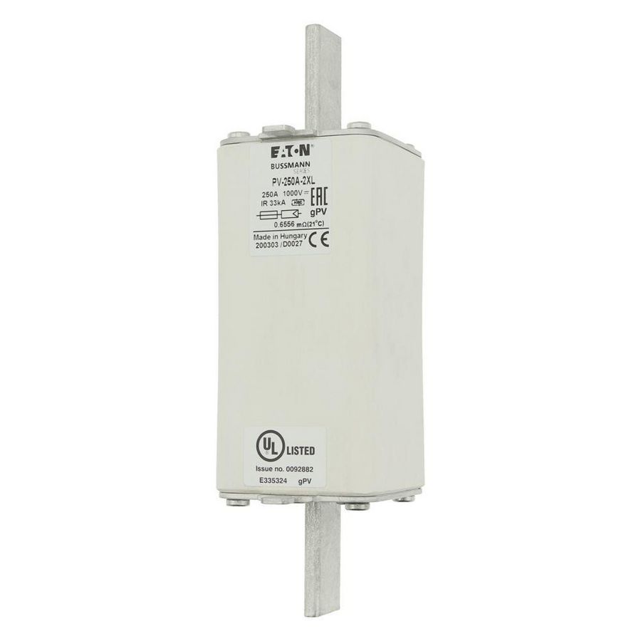 Zekering hoge snelheid 250A DC 1000V 33kA 2XL gPV UL IEC