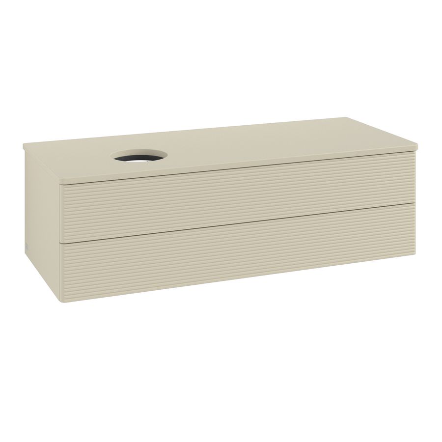 Wastafelonderkast Antao 1200x360x500mm S.Grey Matt Lacquer L22110HJ