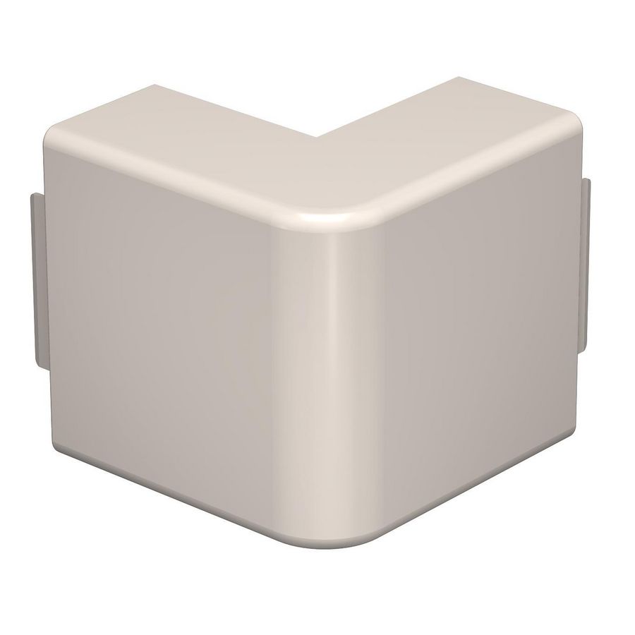 Buitenhoek 40x90mm polyvinylchlorid creme wit 9001 VVE=2