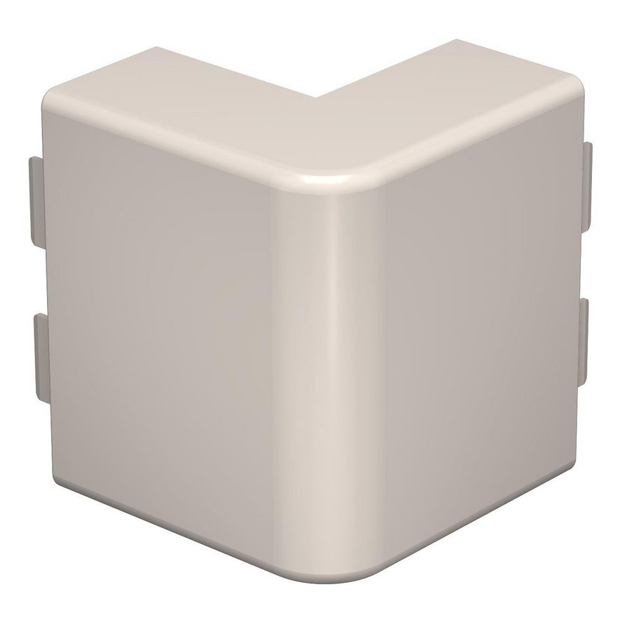 Buitenhoek 40x110mm polyvinylchlorid creme wit 9001 VVE=2
