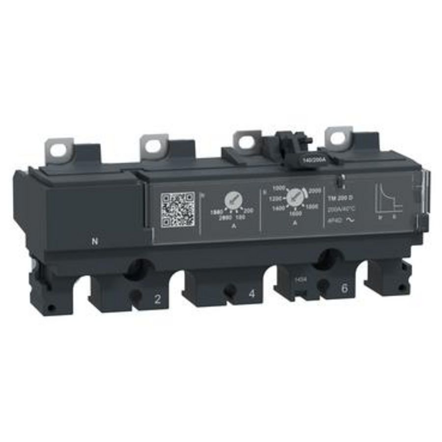 Trip unit NSX250 AC 4P4D 200A TMD ComPact