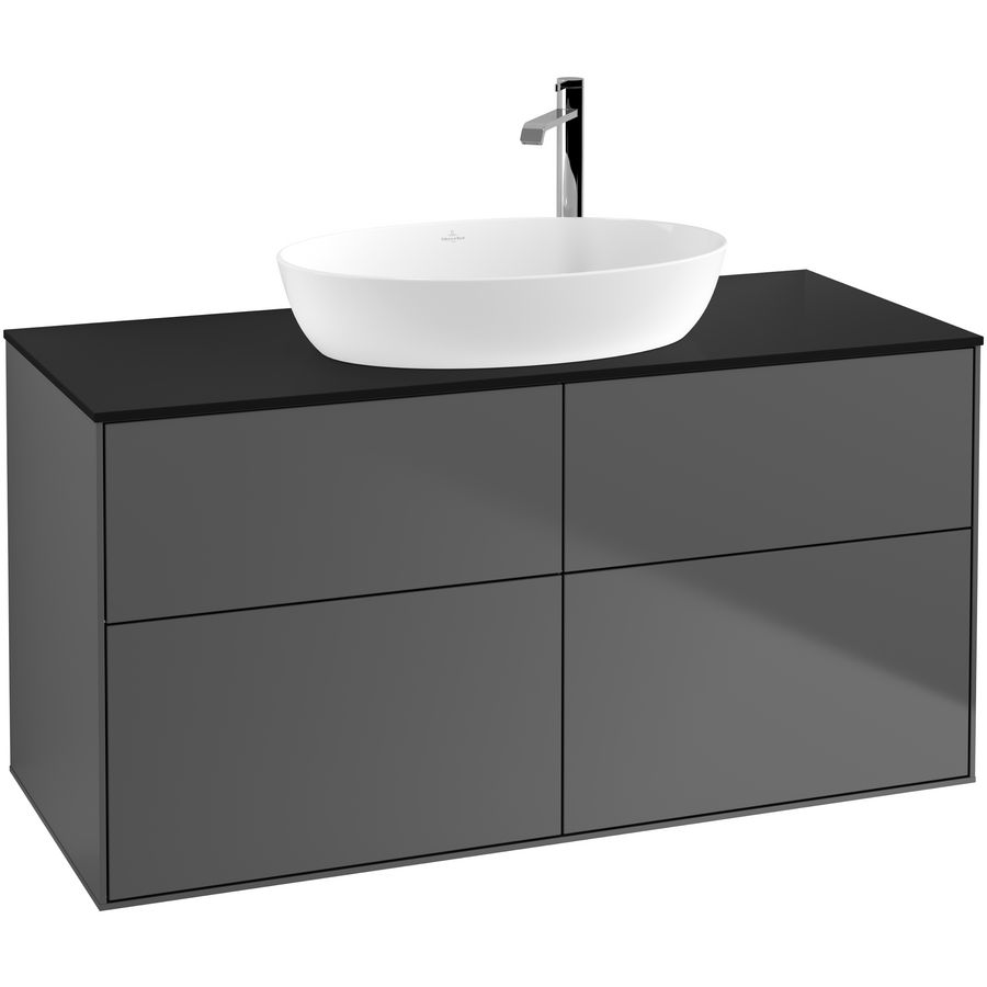 Wastafelonderkast Finion 1200x603x501mm Antr. Matt Lacquer G91200GK