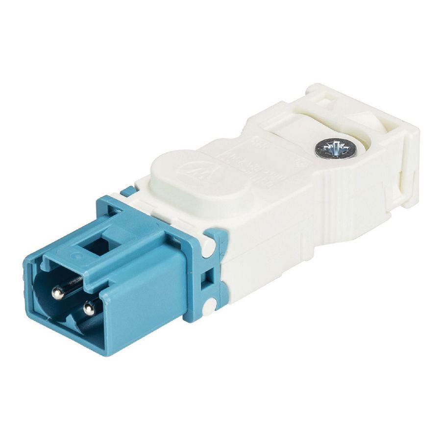 Kabelsteker GST15I2 male pastelblauw schroef VVE=100