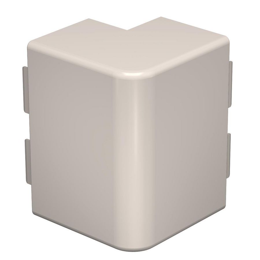 Buitenhoek 60x130mm polyvinylchlorid creme wit 9001 VVE=2