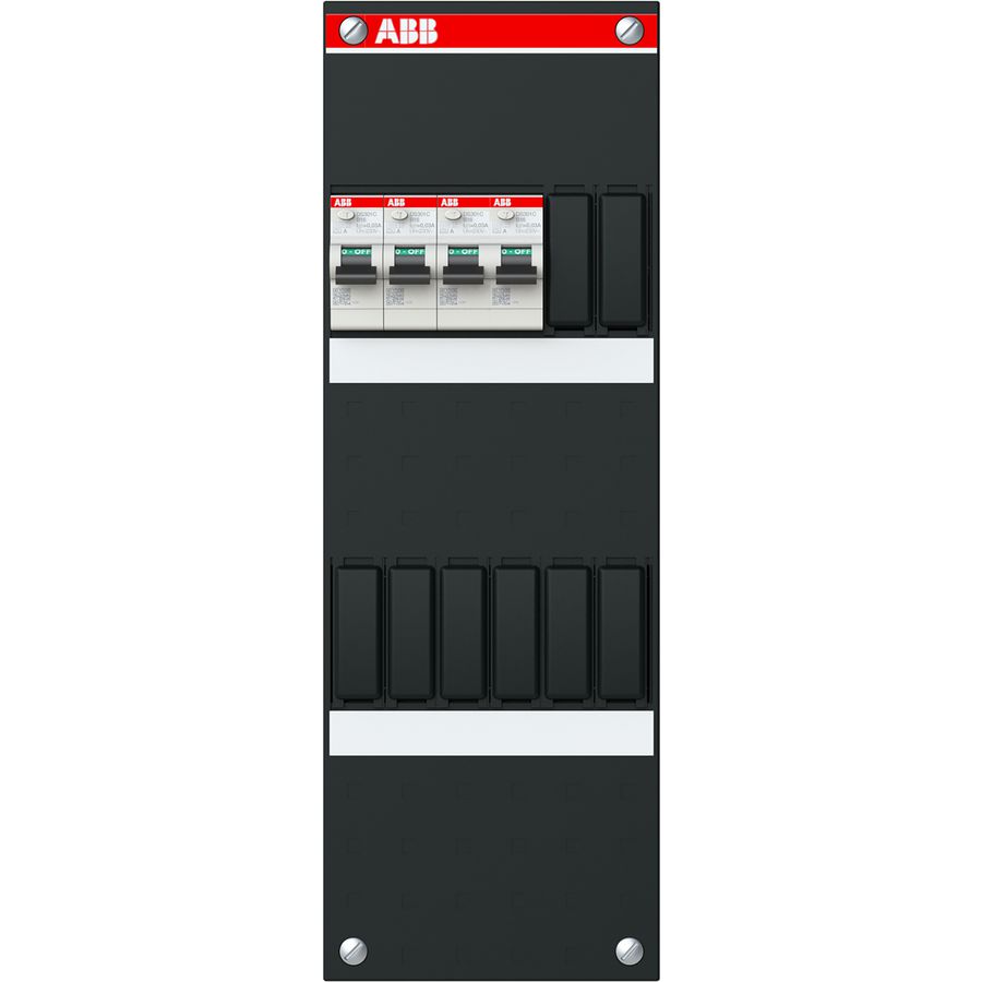 Groepenkast 3-fase geen HS 4 RCBO B16 30 mA