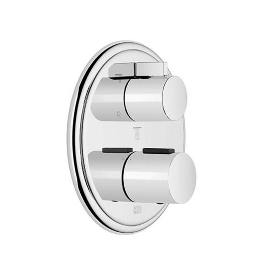 Madison Inbouwthermostaat m 3-weg stopkr Dark Platinum matt