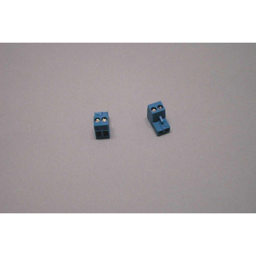 Aansluitklem blauw 73775