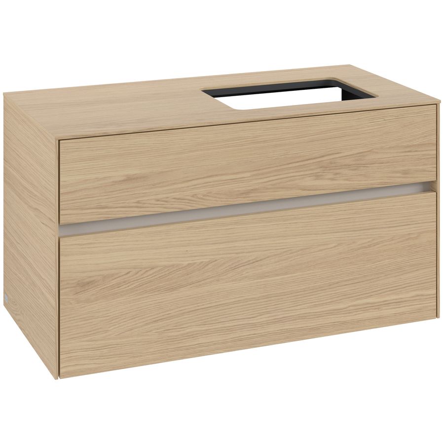 Wastafelonderkast Collaro 1000x548x500mm Nord.Oak C11100VJ