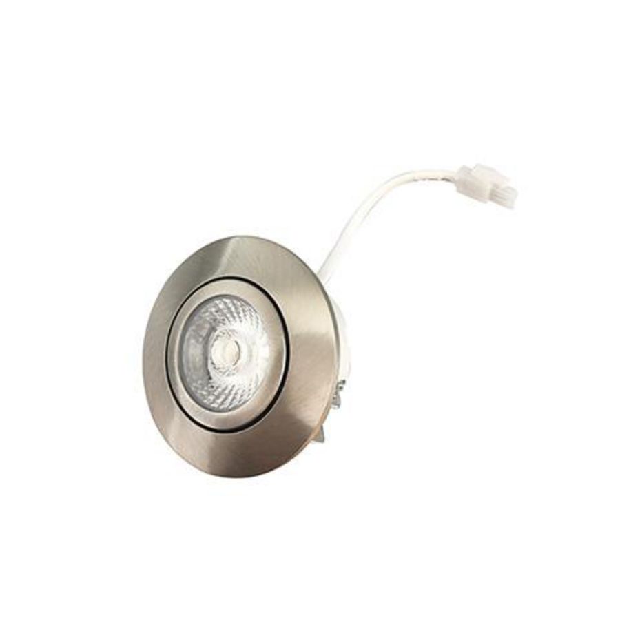Spot IP44 6W Ø88mm CTA geborsteld chroom dimbaar