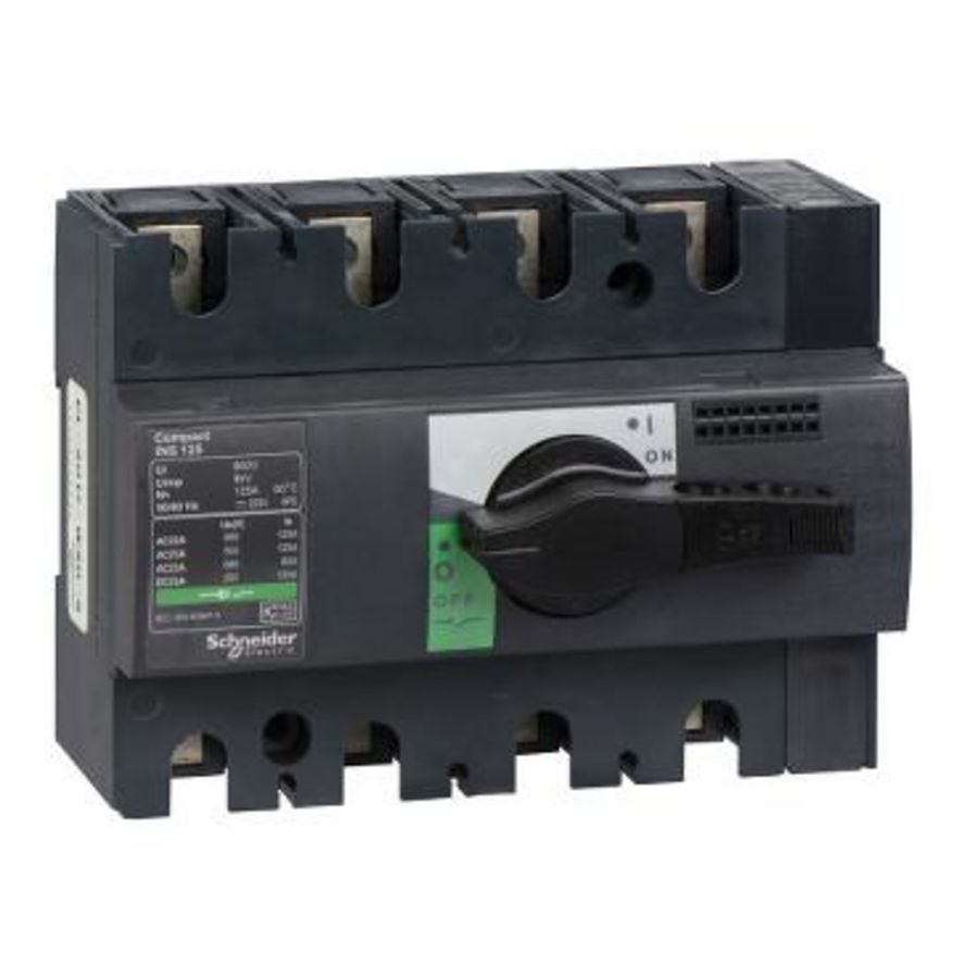 Lastscheider Vast Zwart ComPact INS125 4P