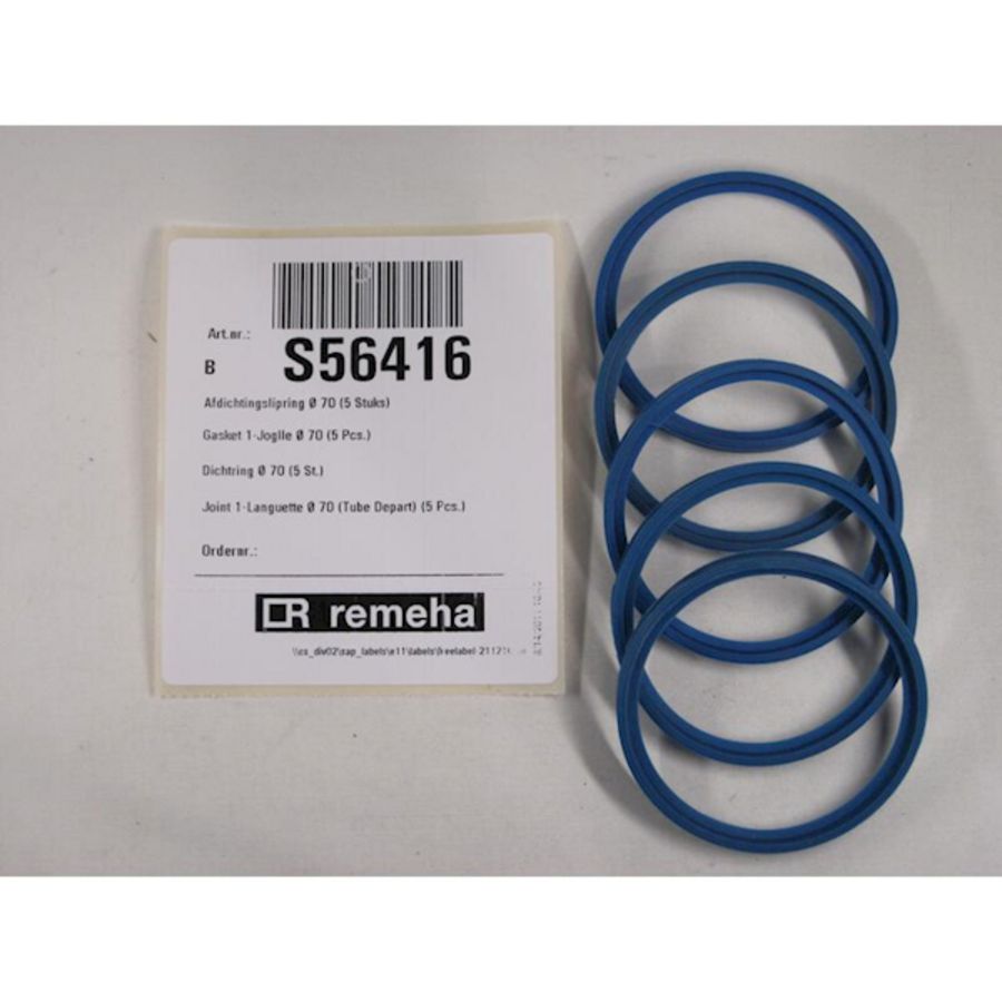 Set a 5st. Afd.ring diameter 70 Quinta 25s/30s/28c/35c