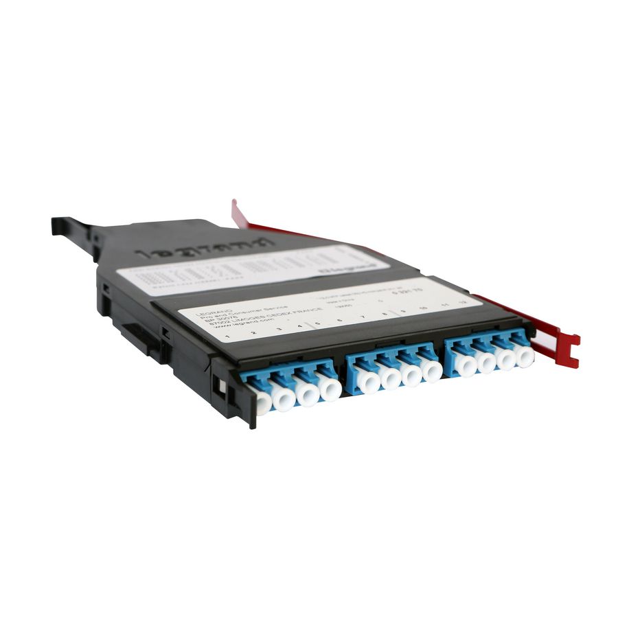 Cassette compact HD glasvezel OS2 SM MTP/12LC uni LCS3