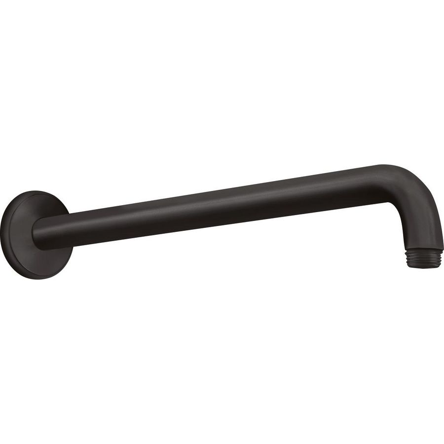 Douchearm 389mm mat zwart