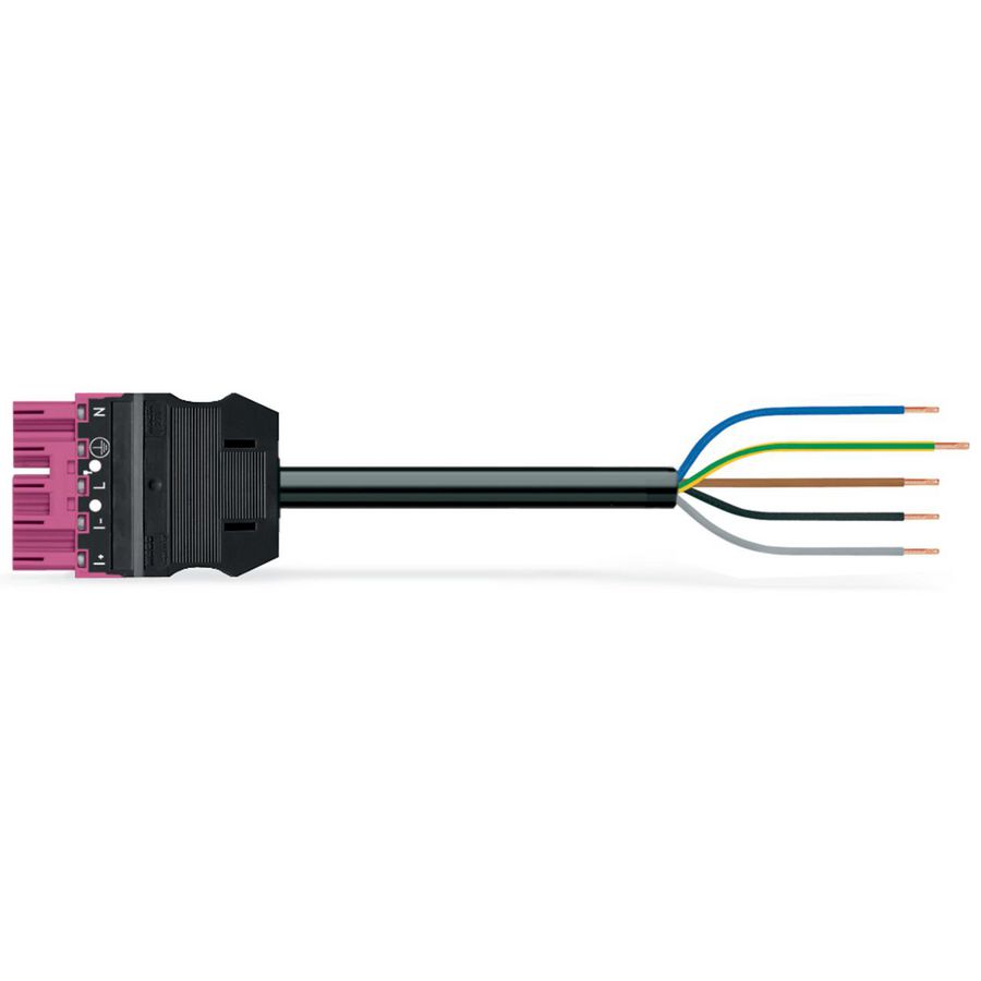 Geconf.aansluitkabel Eca Steker 771-9935/206-507/080-000