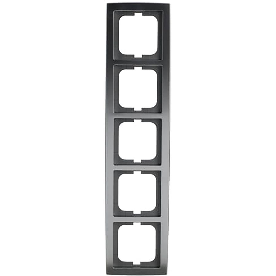 Afdekraam 5v s-chroom mat (1725-80)