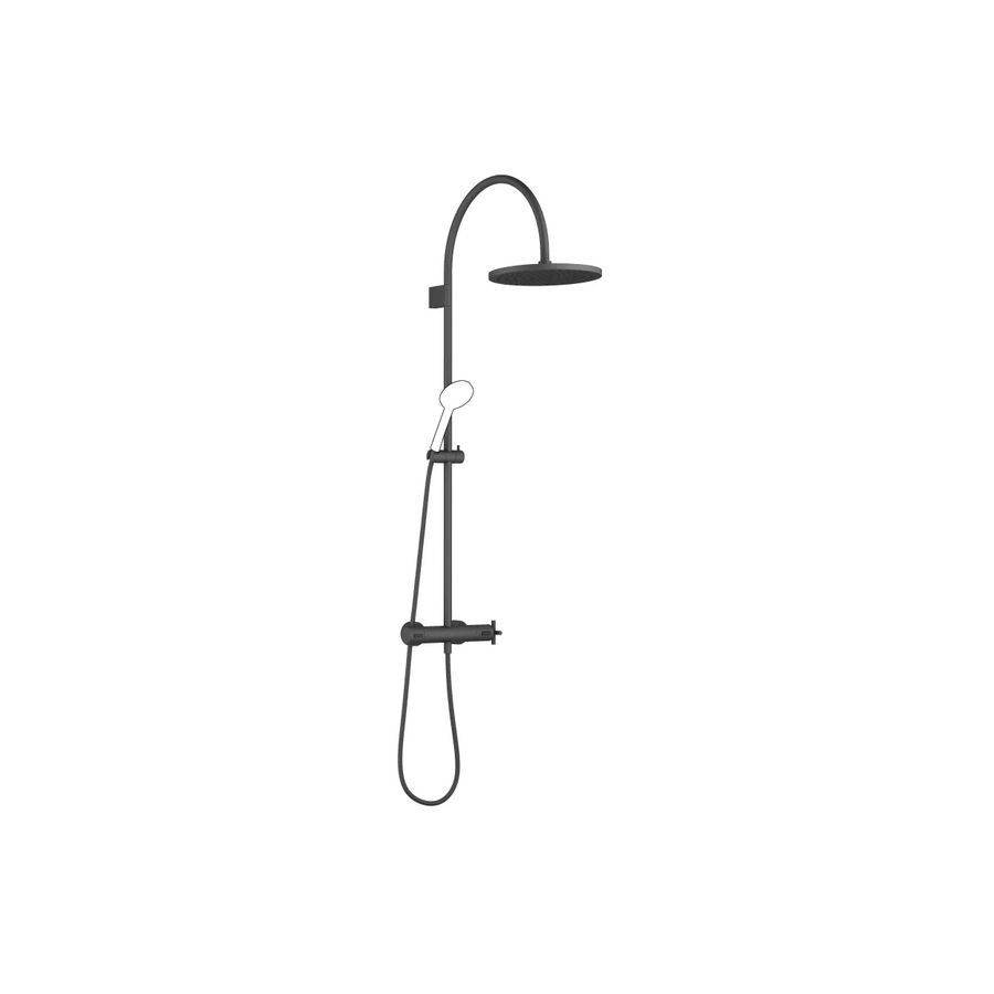 TARA Showerpipe douchethermostaat z.handdouche 300mm Mat Zwa