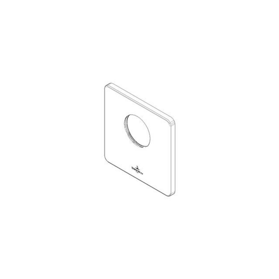 XTOOL Rozet 120x120x9mm chr
