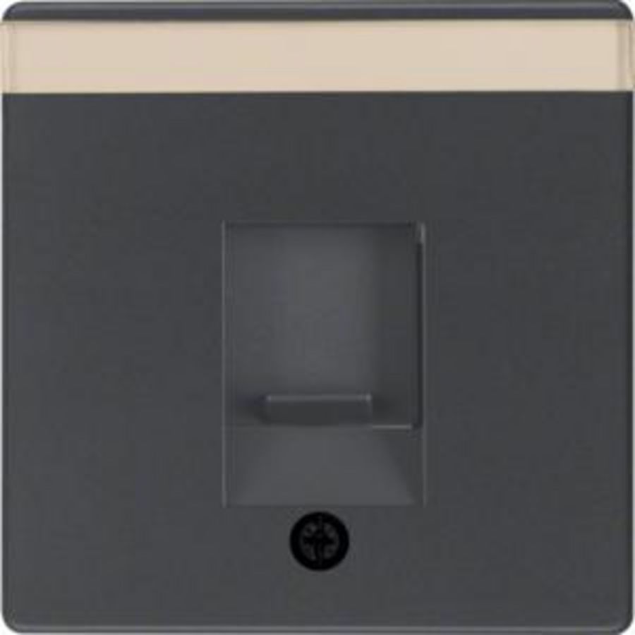 Centraaldoos RJ-datacontactd. 1v berker Q.1/Q.3/Q.7 antraciet