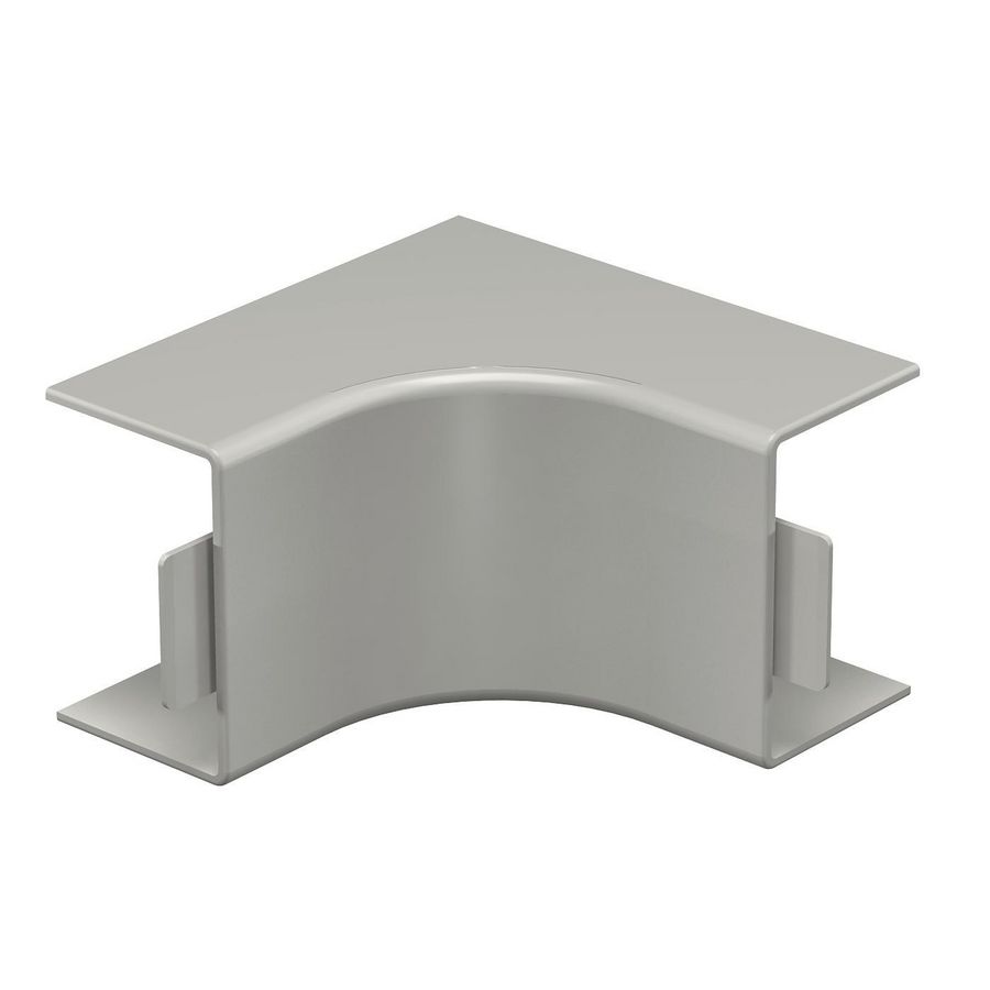Binnenhoek 40x60mm polyvinylchlorid steengrijs VVE=2