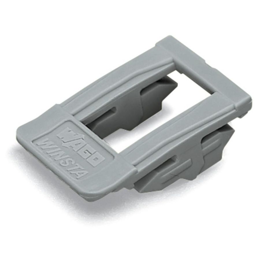 Vergrendelpal voor bussen en stekers grijs 770-140 VVE=25