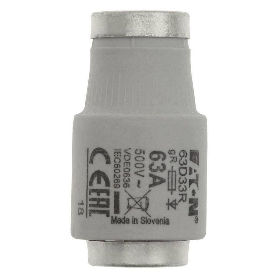 Zekering laagspanning 63A AC 500V D3 aR IEC ultra VVE=25