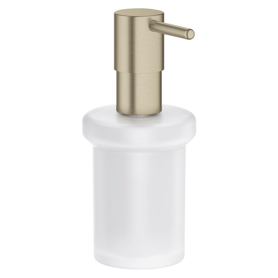 Essentials lotiondispenser nickel geborsteld