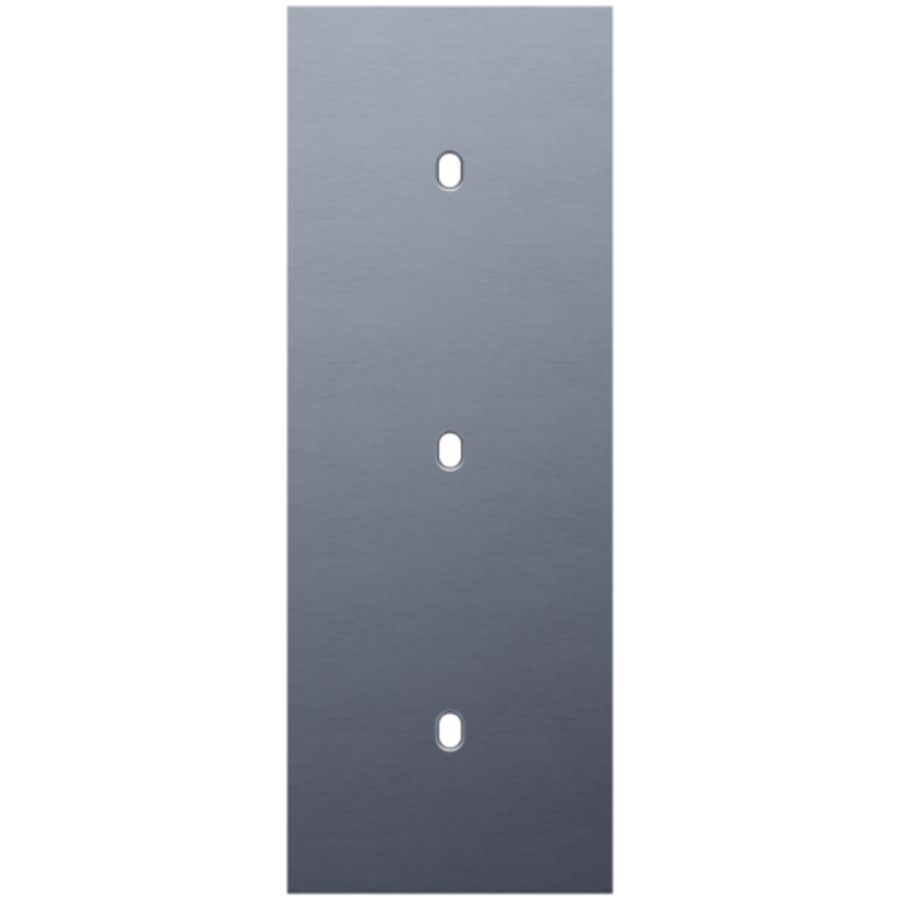 Drievoudige afdekpl. verticaal 71mm centerafstand drie enkel